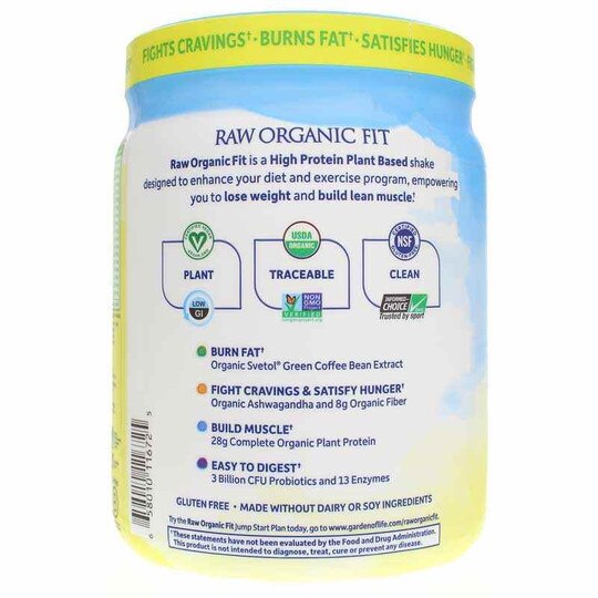Raw Organic Fit High Protein for Weight Loss, GOL